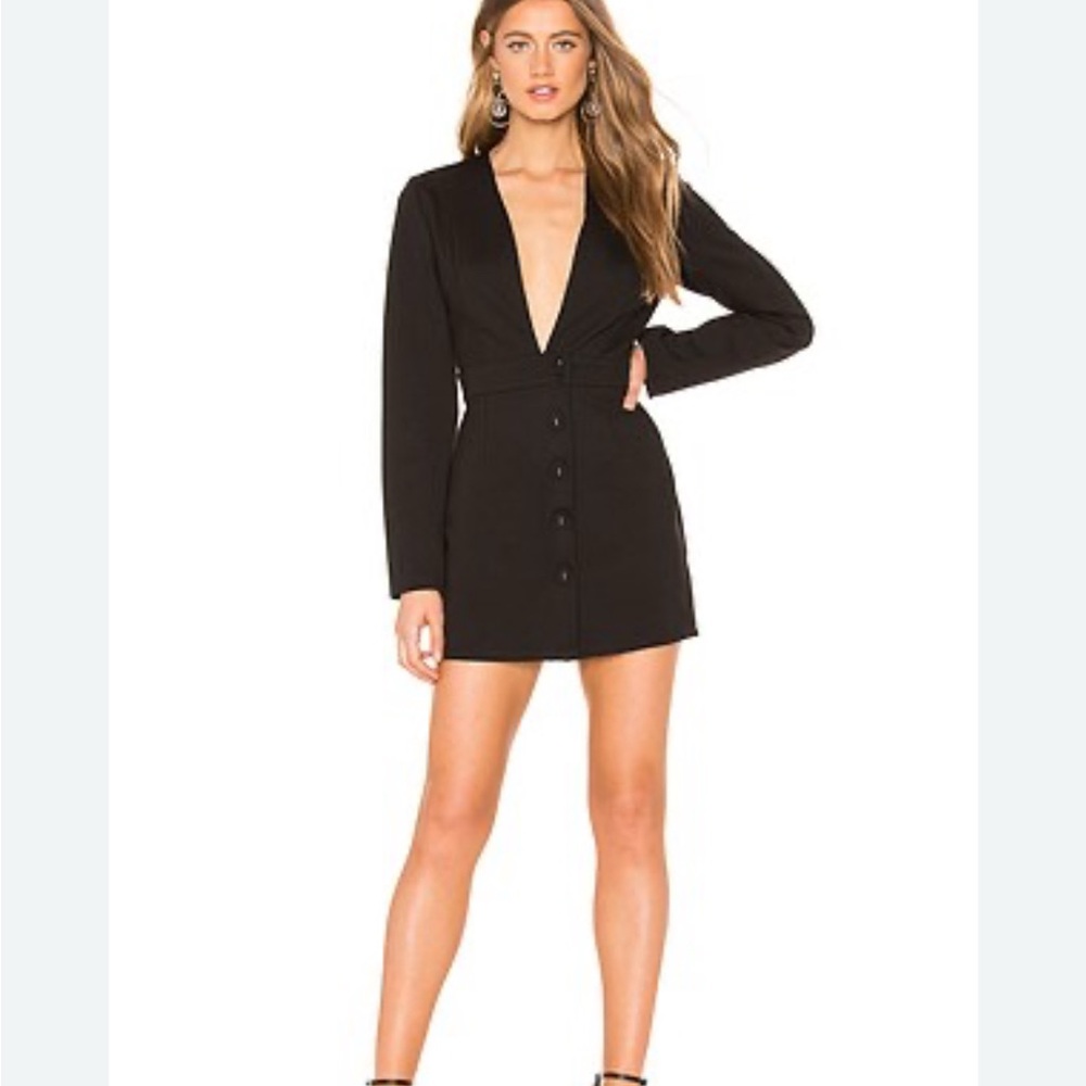 NWT Little Black Button-Down Dress a Revolve brand